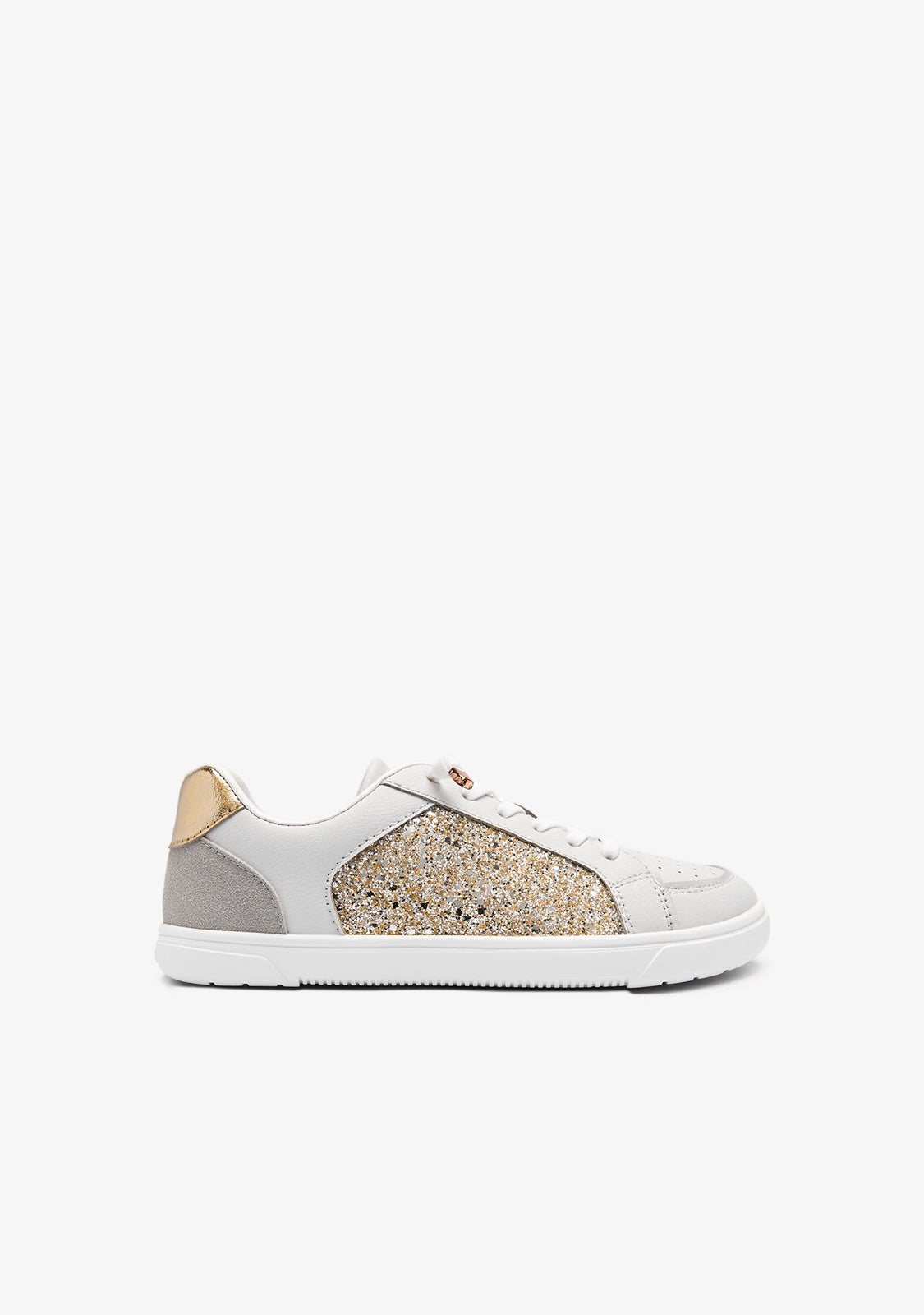Gold Glitter Barefoot Goflex Sneakers