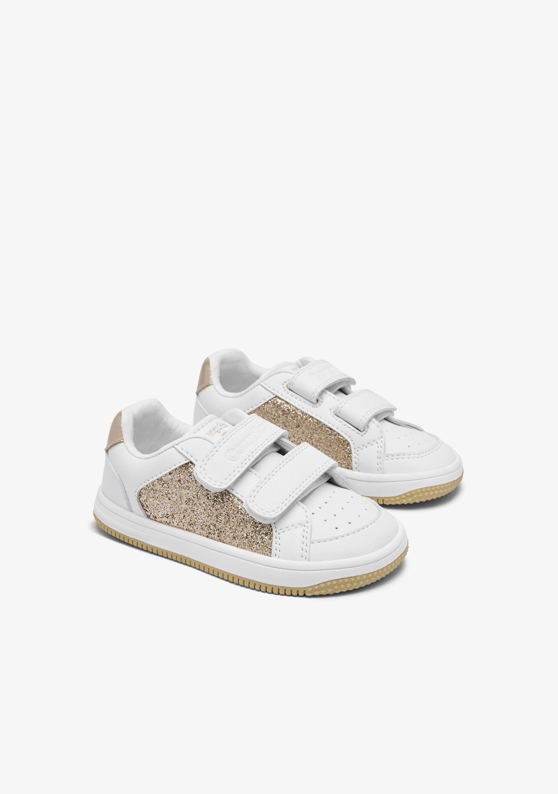 Barefoot Goflex Gold Glitter Sneakers