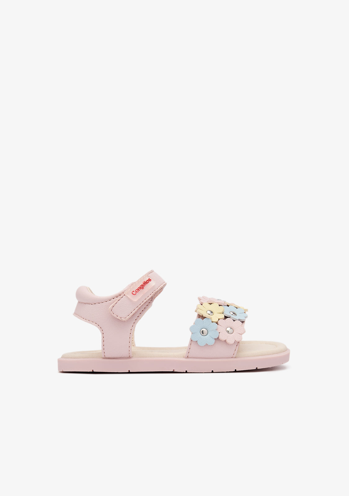 Pink Flower Barefoot Goflex Sandals
