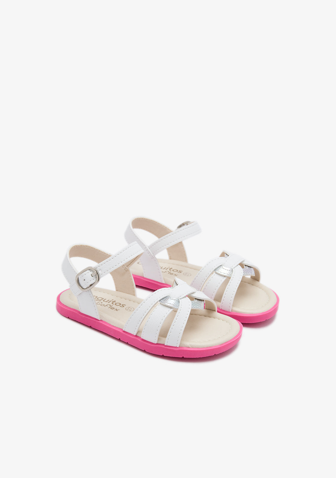 Sandalias Barefoot Goflex nudo blanco