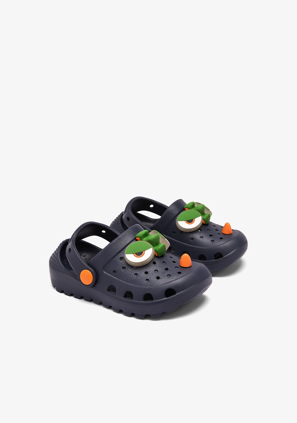 Navy Dino Light Clog