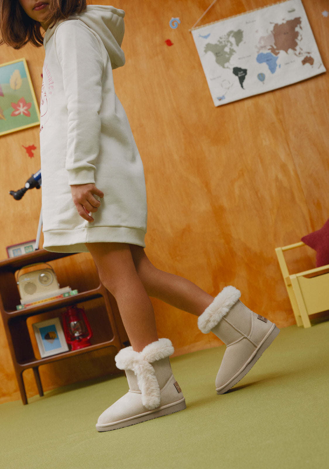 Botas Australianas Pelo Water Repellent Bege