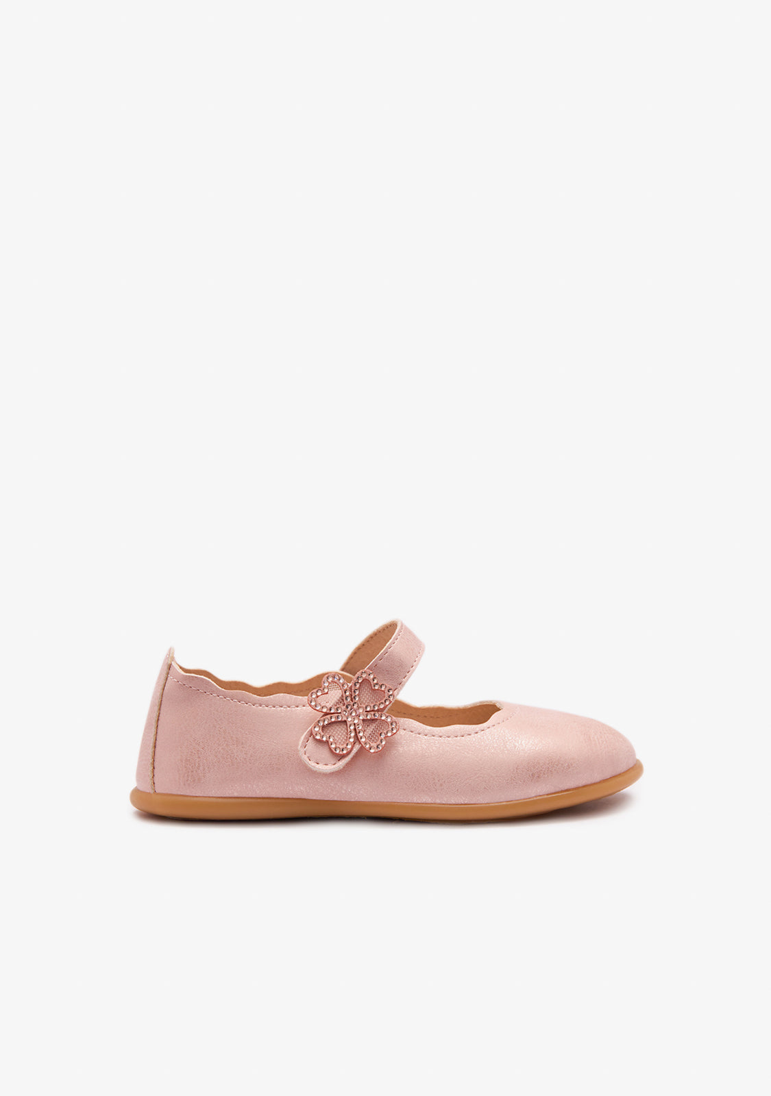 Bailarina Rosa Corazones Brillo