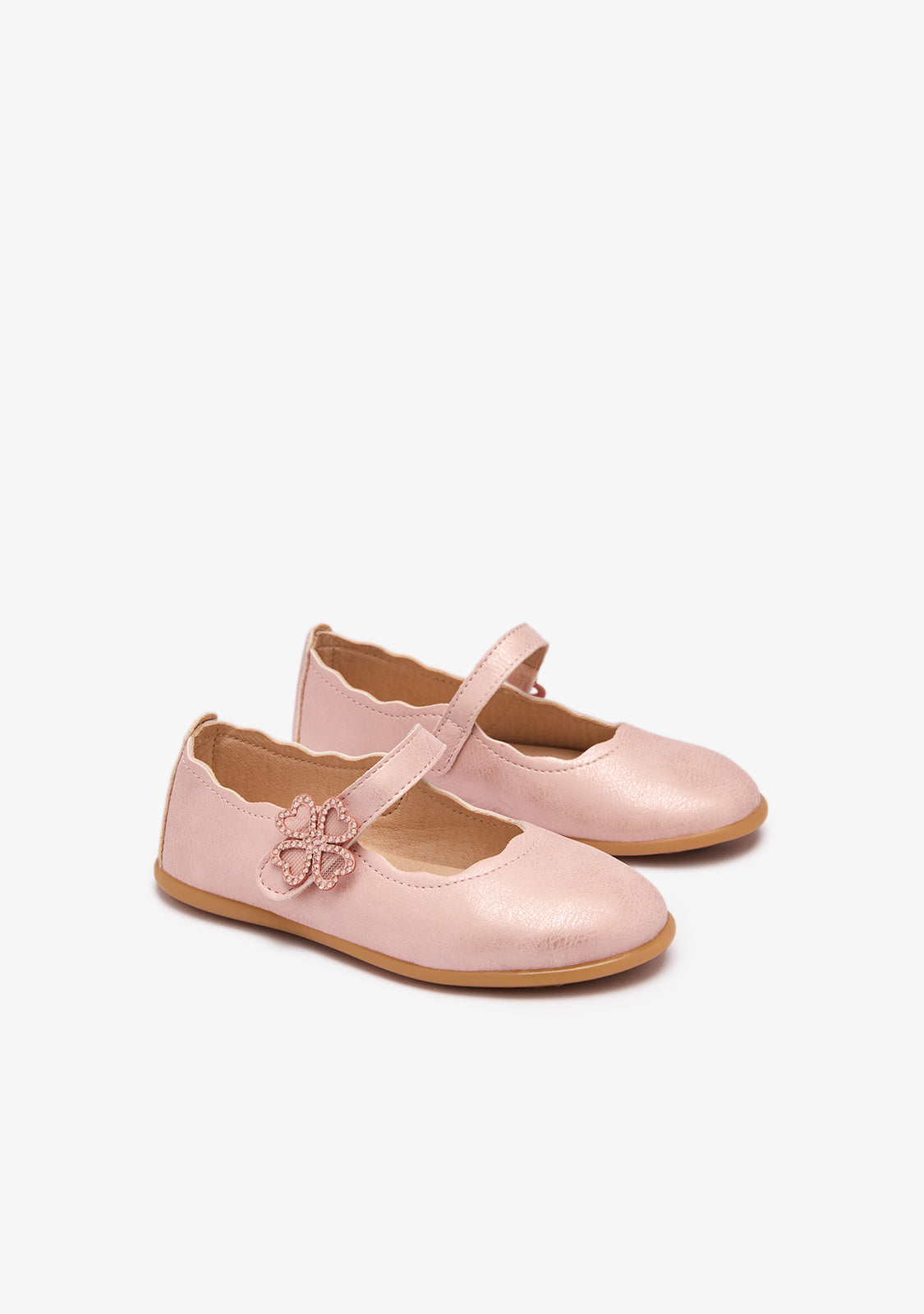 Bailarina Rosa Corazones Brillo