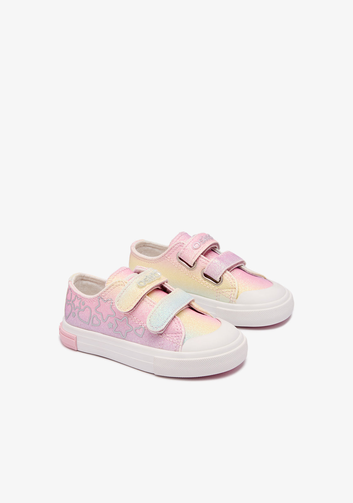 Multi Glow Star Baby Sneakers