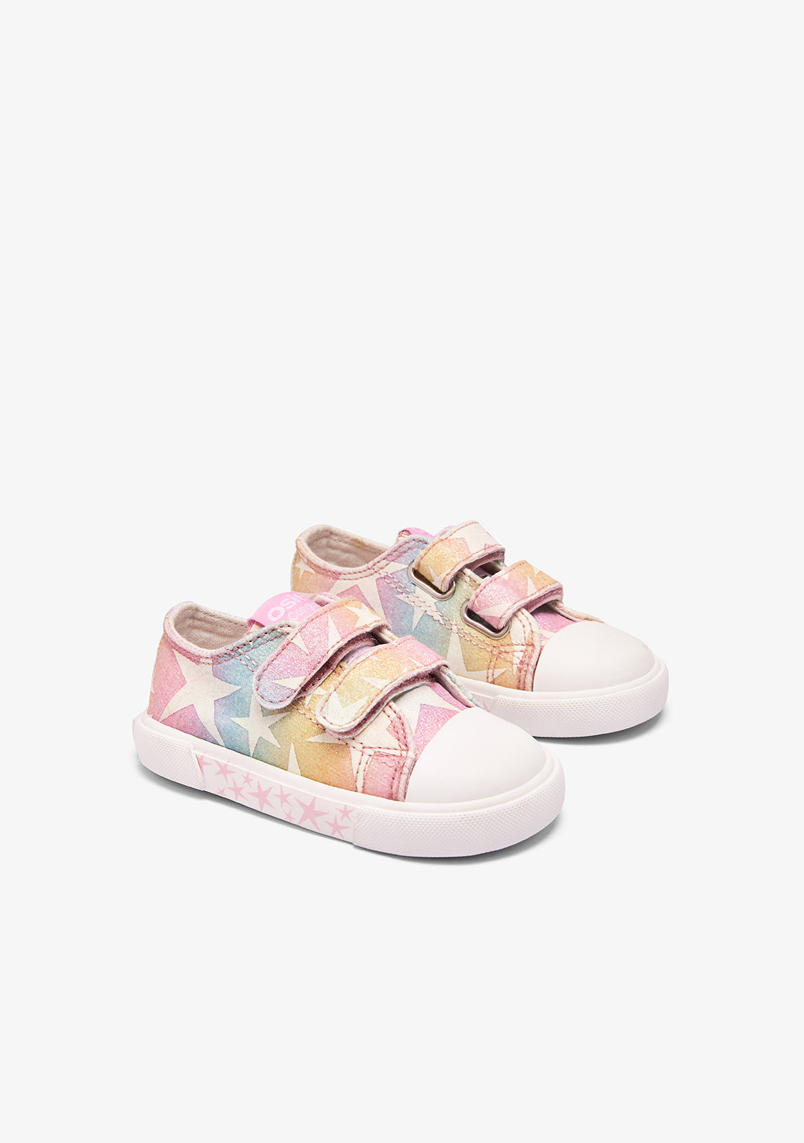 Multi Star Glow Baby Sneakers
