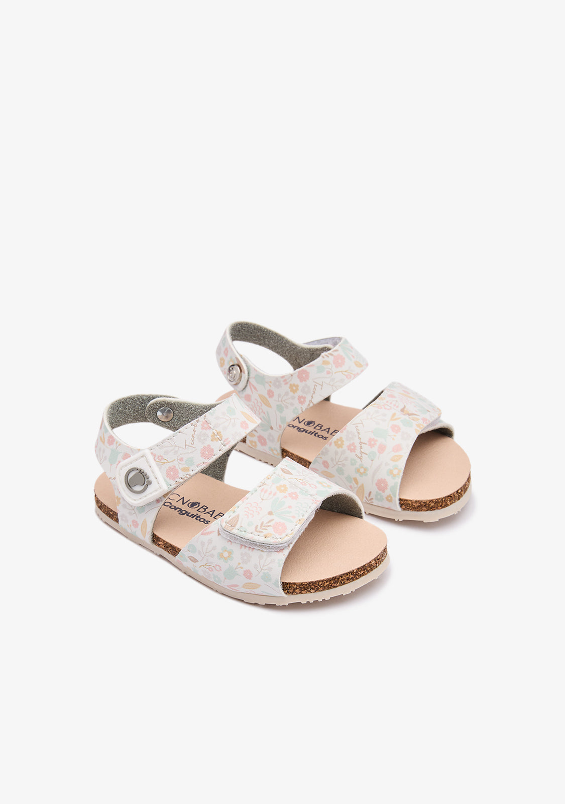 Multi Flower Strap Barefoot Sandals