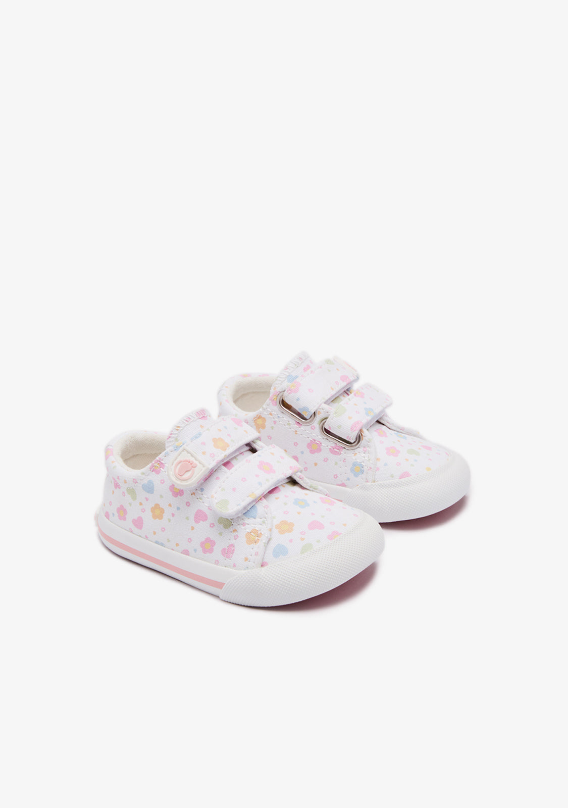Multi Heart Canvas Respectful Sneakers