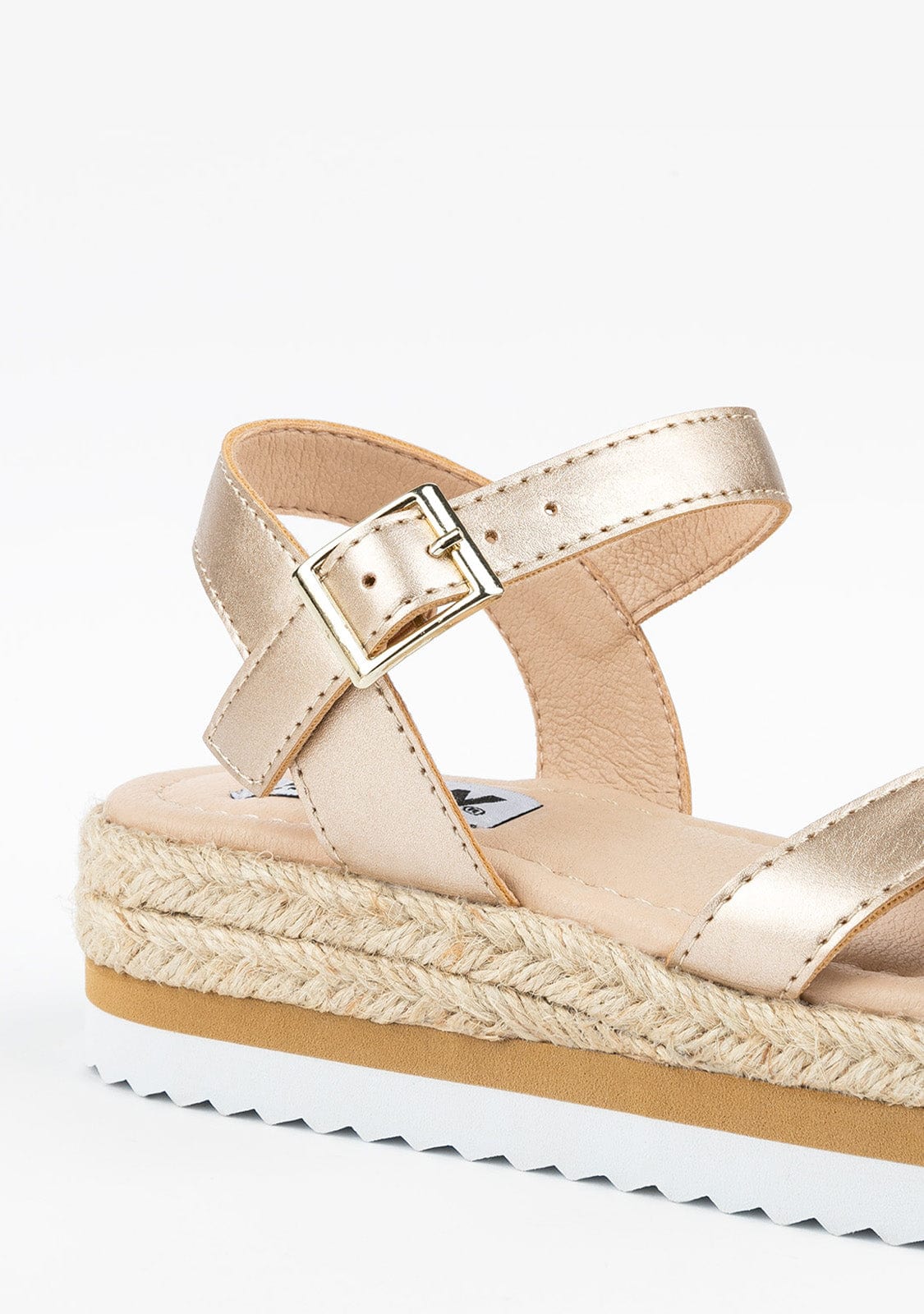 B&W JUNIOR Shoes B&W Girl's Platinum Sandals