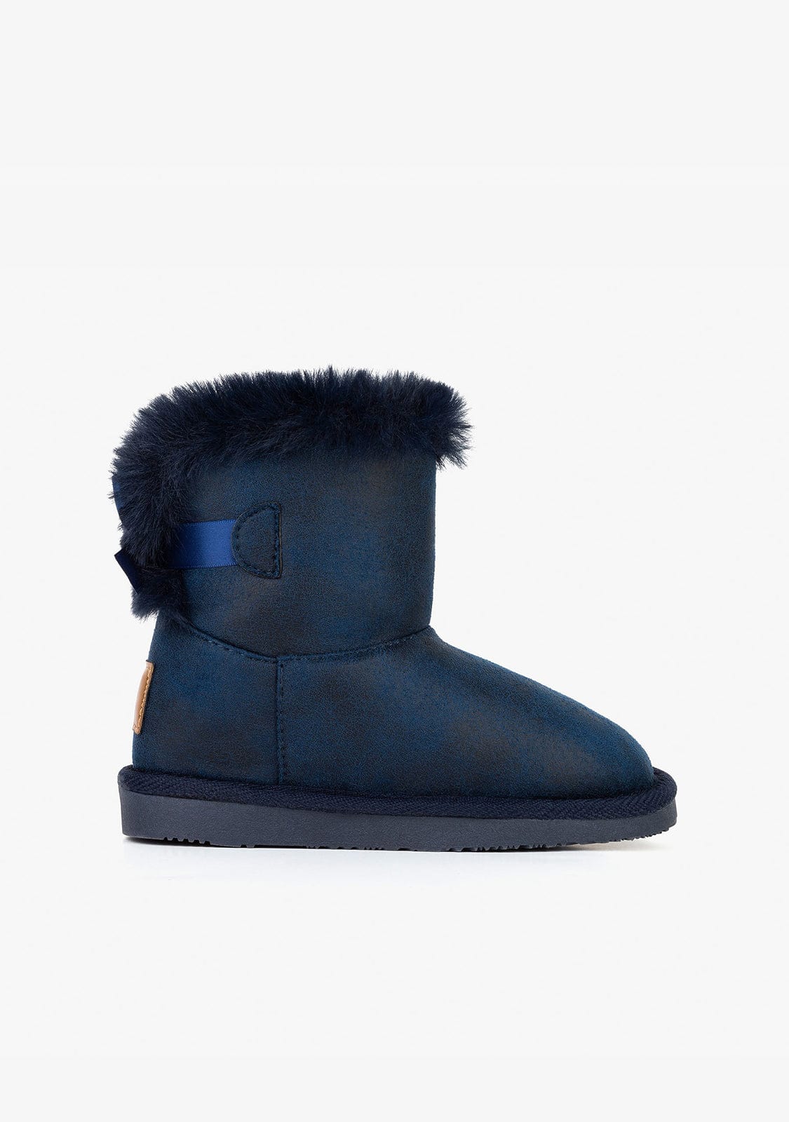 B&W JUNIOR Shoes B&W Navy Australian Boots with Bow