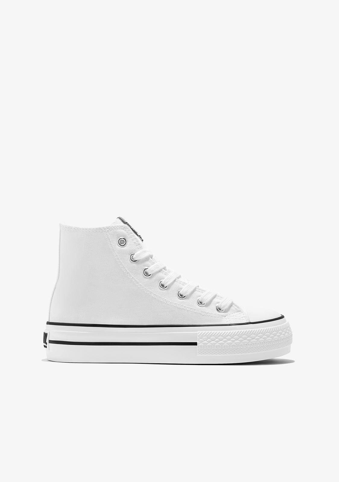 B&W JUNIOR Shoes B&W White Hawai Solar Hi-Top Sneakers
