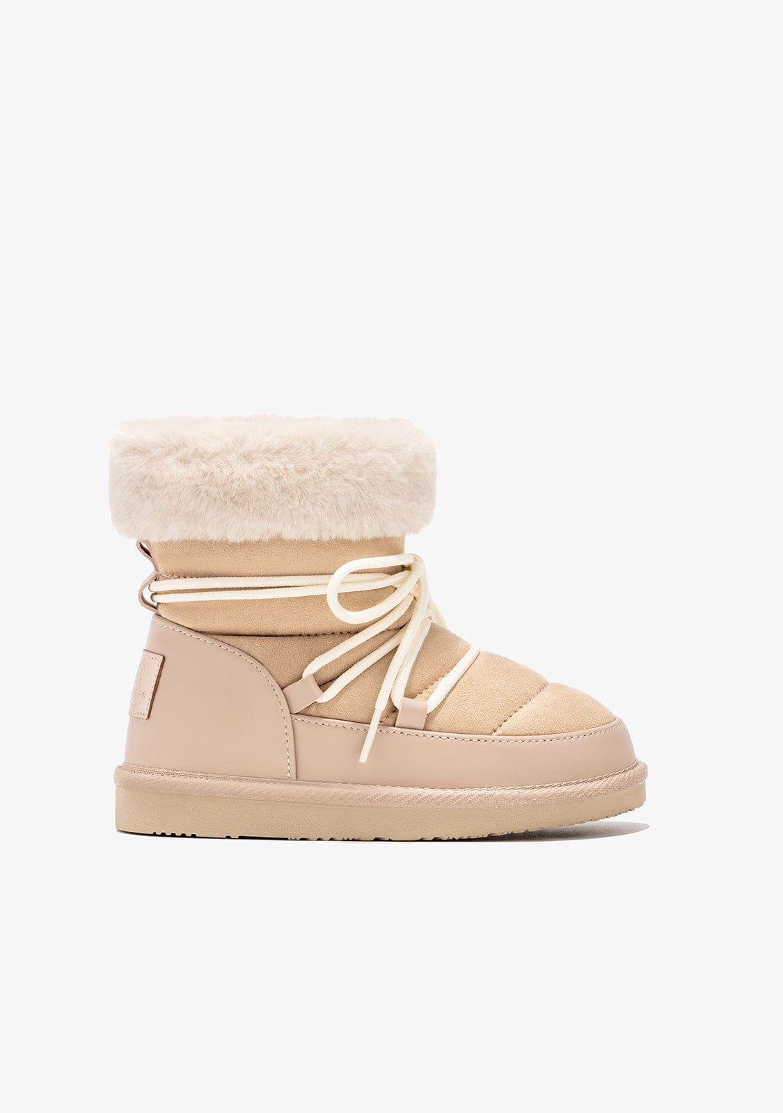 B&W JUNIOR Shoes Girl's Beige Cord Australian Boots B&W