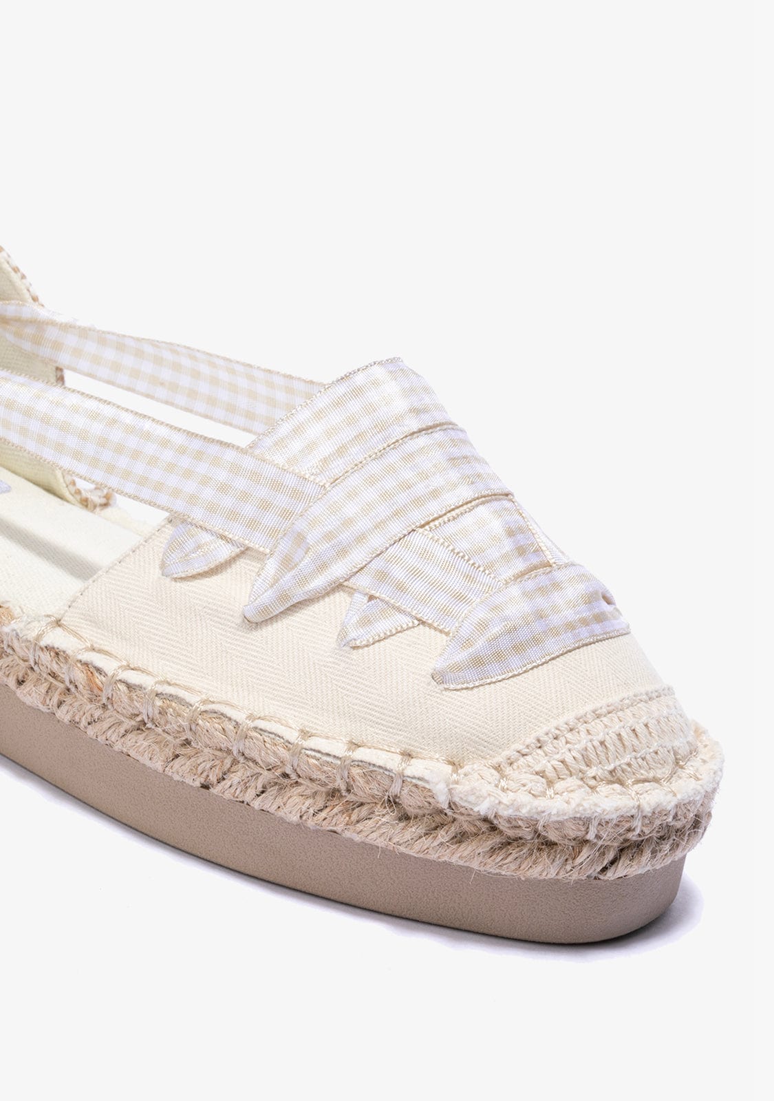 B&W JUNIOR Shoes Girl's Beige Espadrilles Canvas B&W