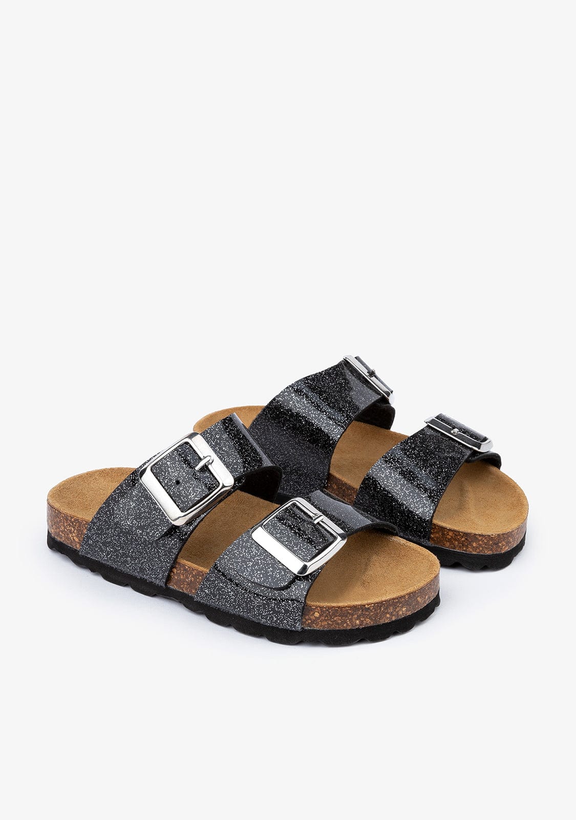 B&W JUNIOR Shoes Girl's Black Orion Bio Sandals
