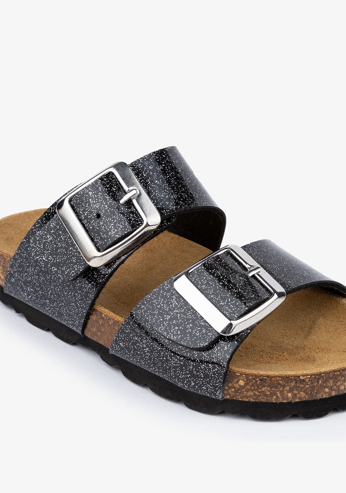 B&W JUNIOR Shoes Girl's Black Orion Bio Sandals