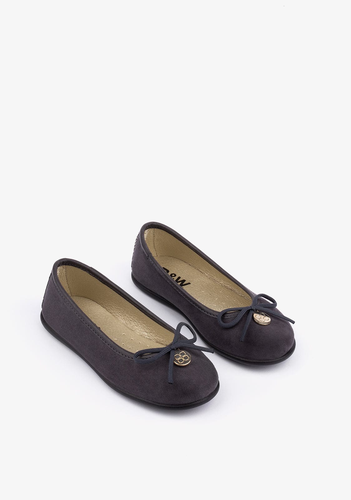 B&W JUNIOR Shoes Girl's Grey Ballerinas