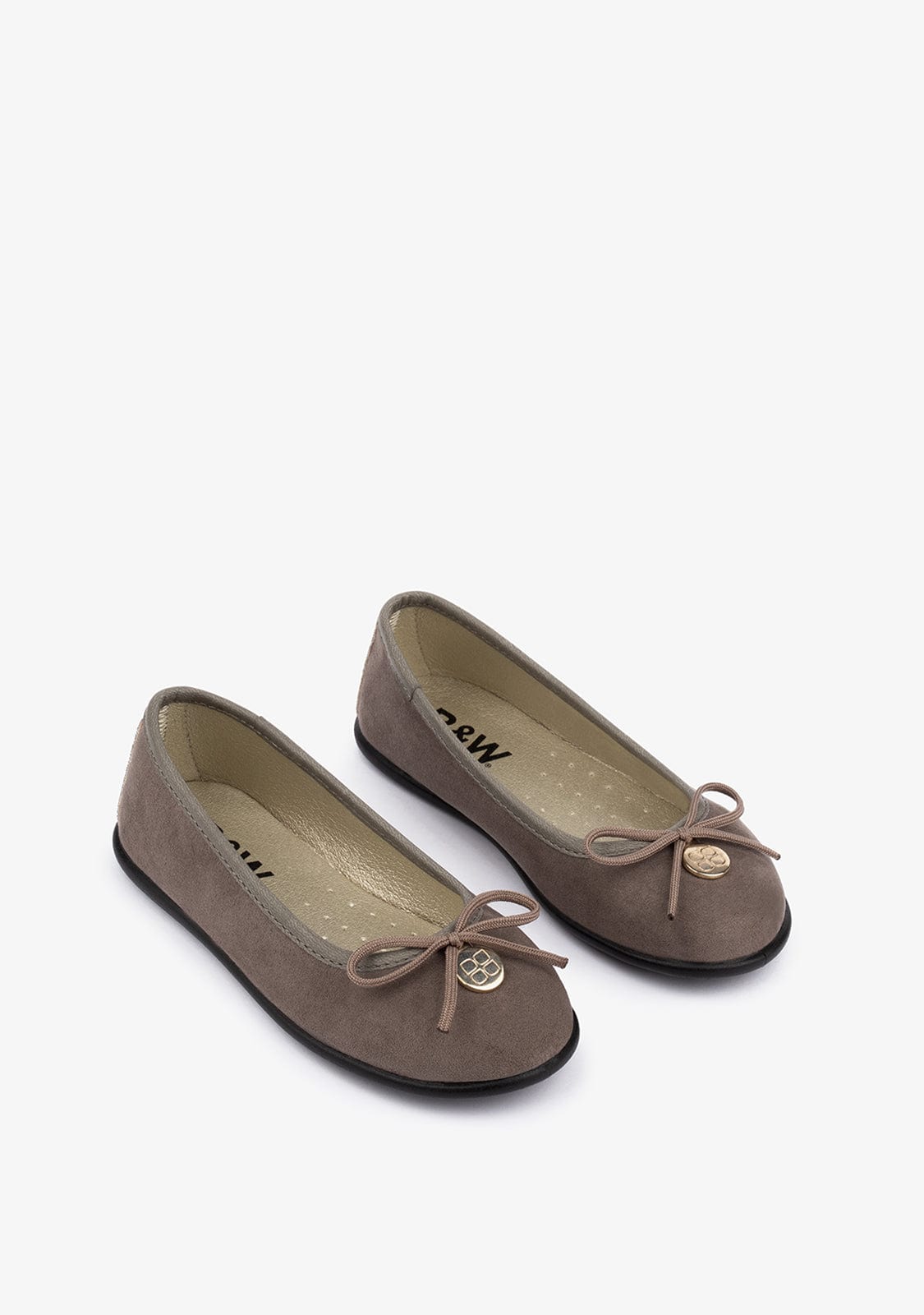 B&W JUNIOR Shoes Girl's Taupe Ballerinas