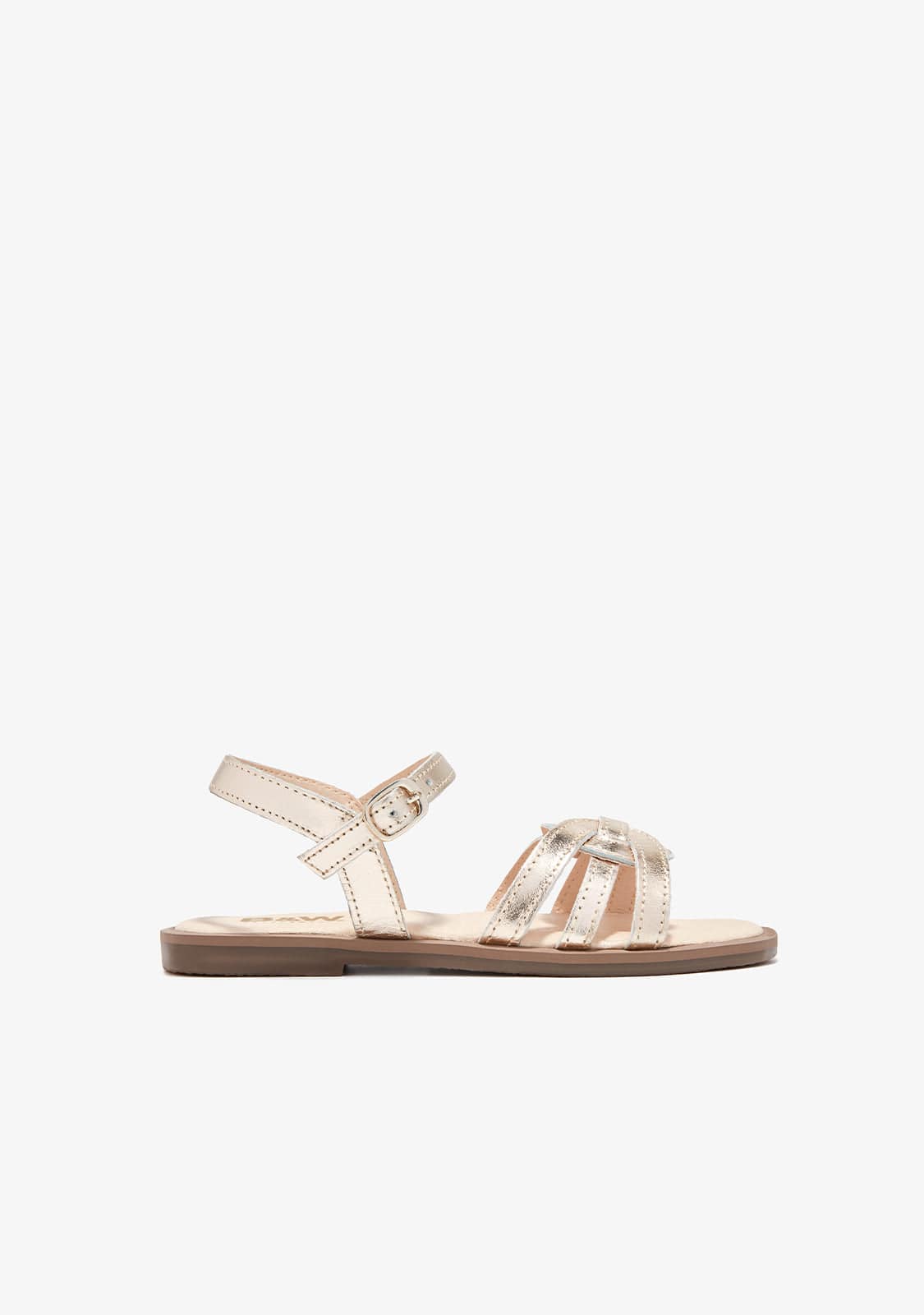 B&W JUNIOR TIRAS Gold Knot Sandals B&W