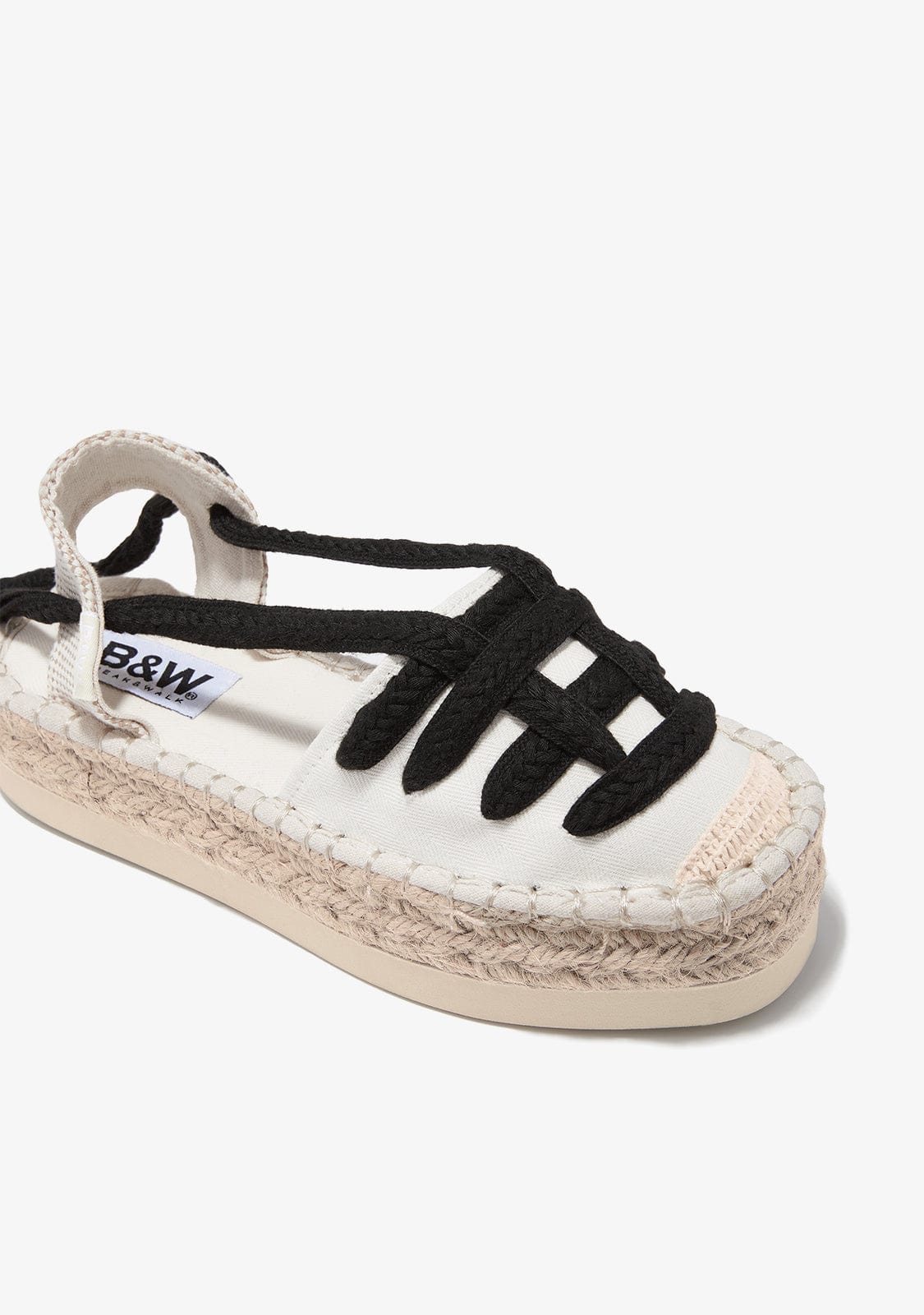 B&W JUNIOR TIRAS Off White Straps Espadrilles B&W