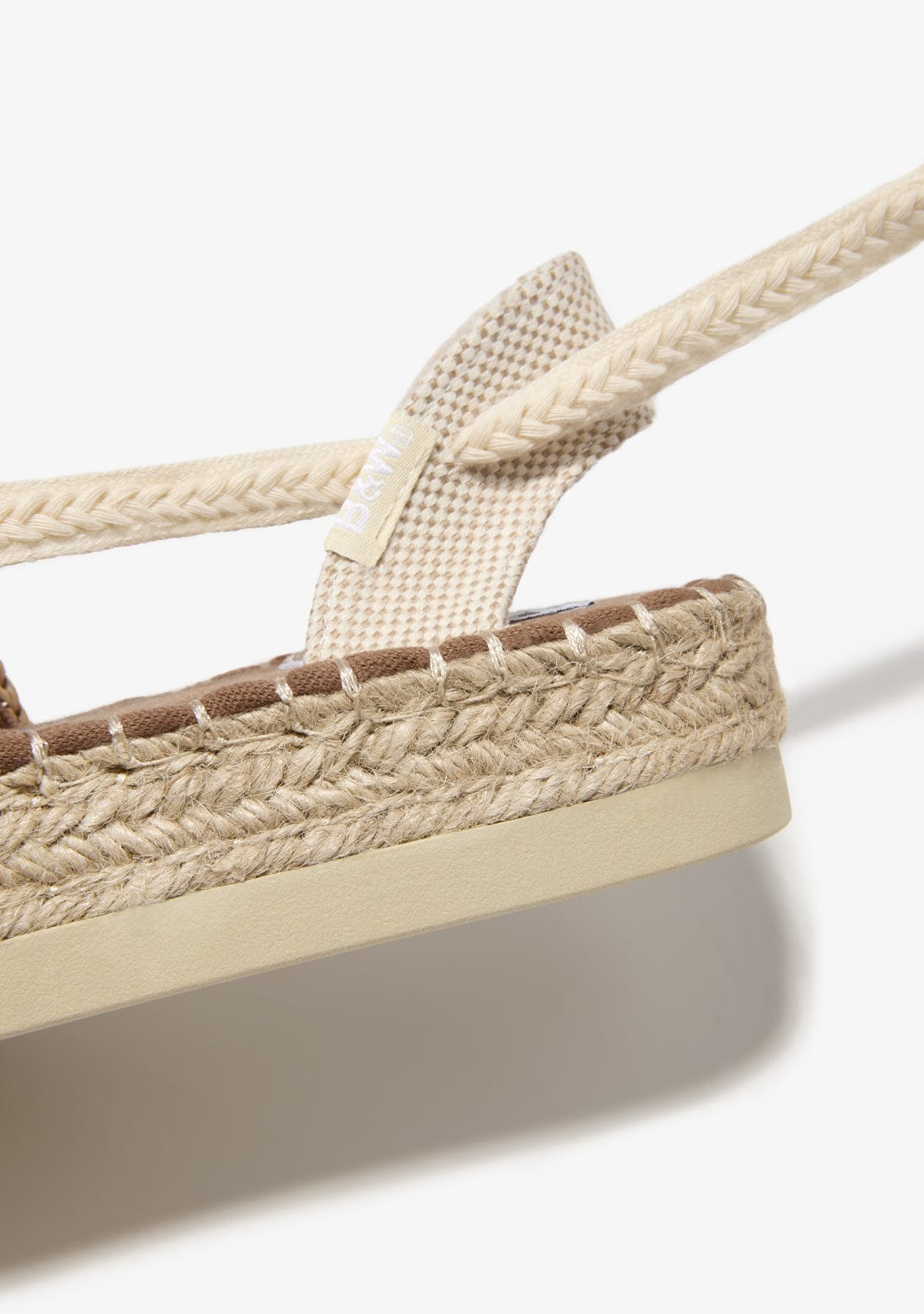 B&W JUNIOR TIRAS Tan Straps Espadrilles B&W