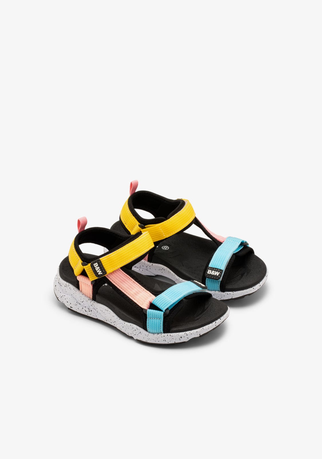 B&W JUNIOR ZAPATOS / SANDALIAS / TIRAS Black / Multi Strips Sandals