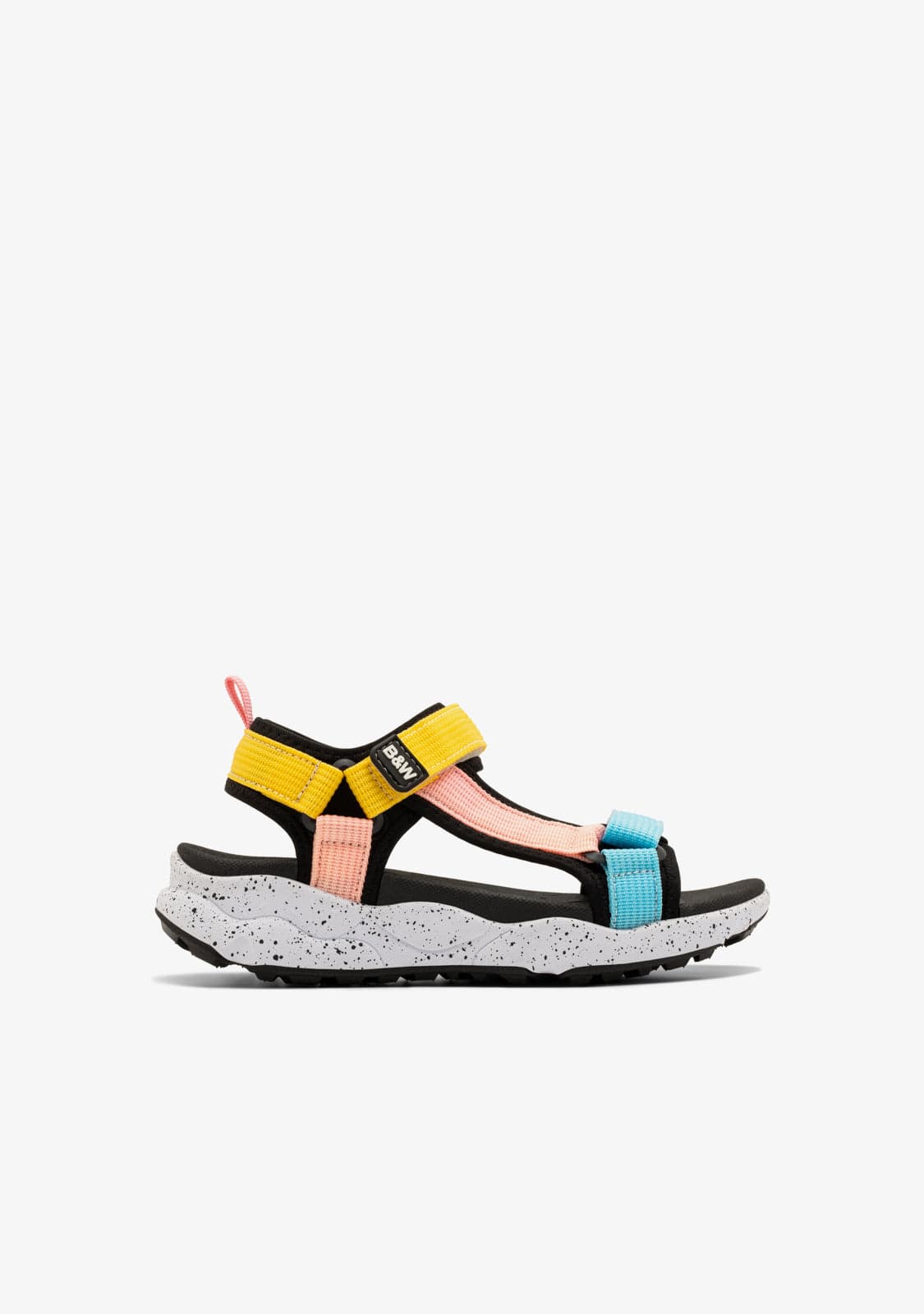 B&W JUNIOR ZAPATOS / SANDALIAS / TIRAS Black / Multi Strips Sandals