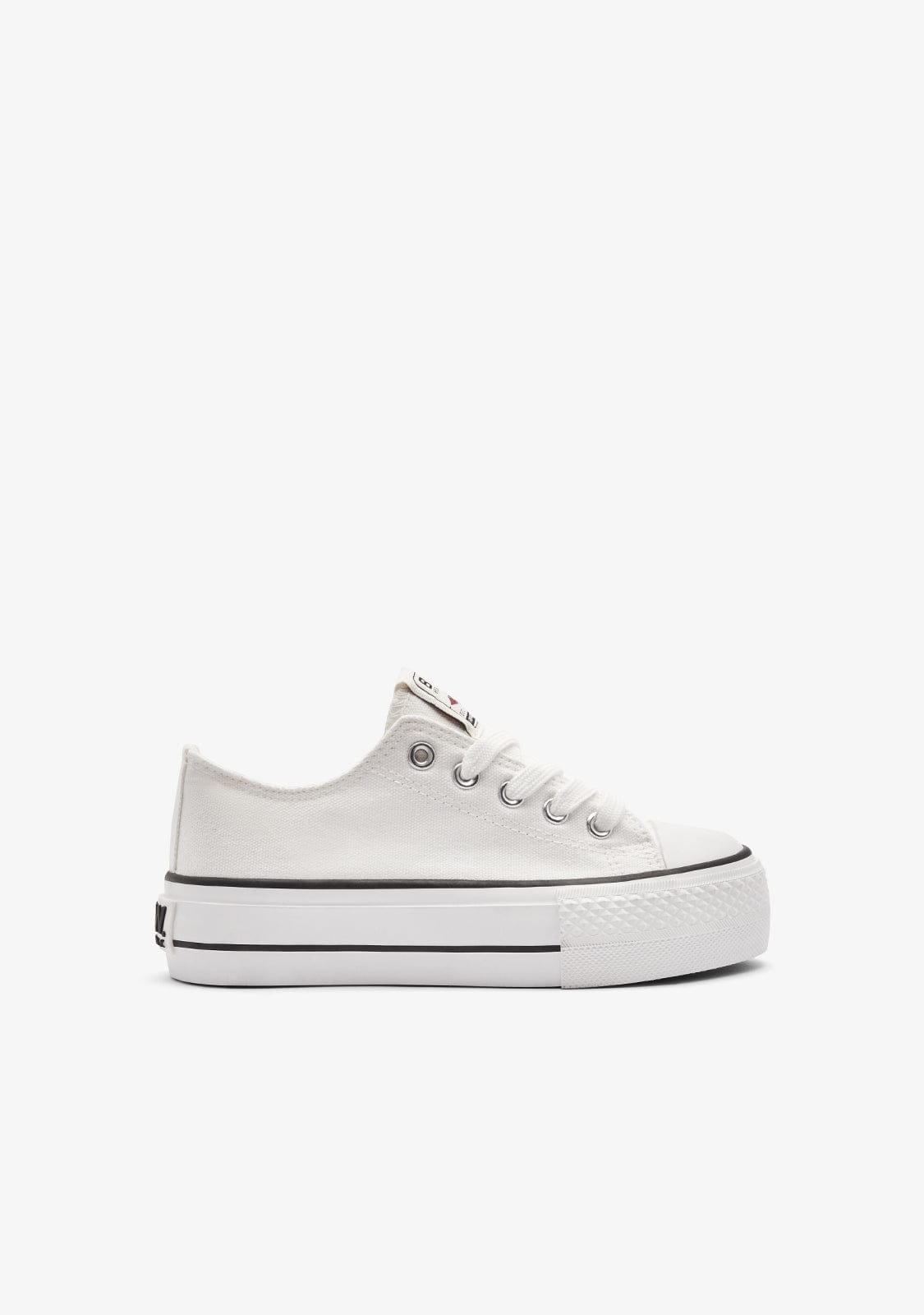 B&W JUNIOR ZAPATOS / SNEAKERS / BASKET White Basic Low Sneakers