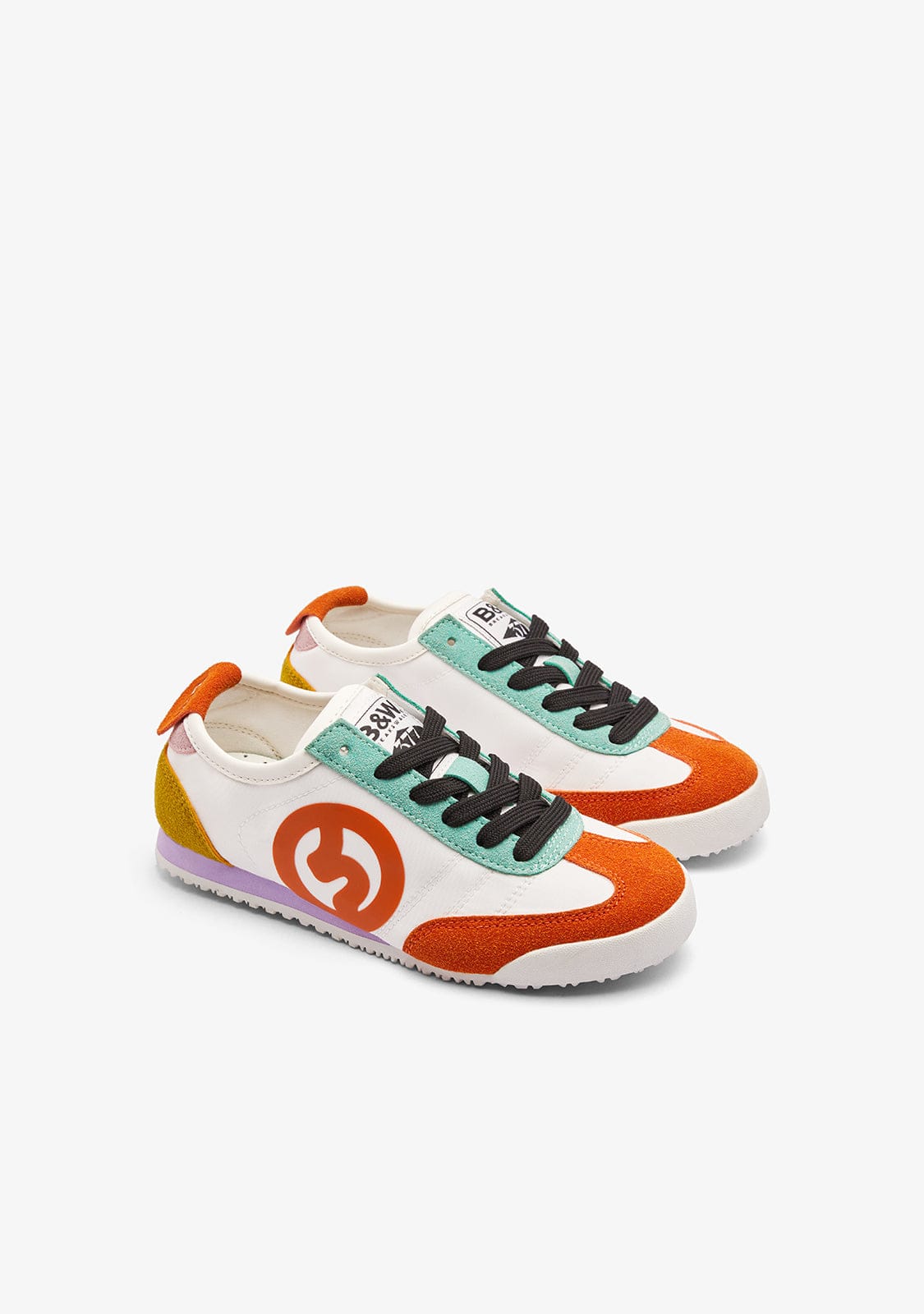 B&W JUNIOR ZAPATOS / SNEAKERS / TENNIS Multi Logo Laces Sneakers
