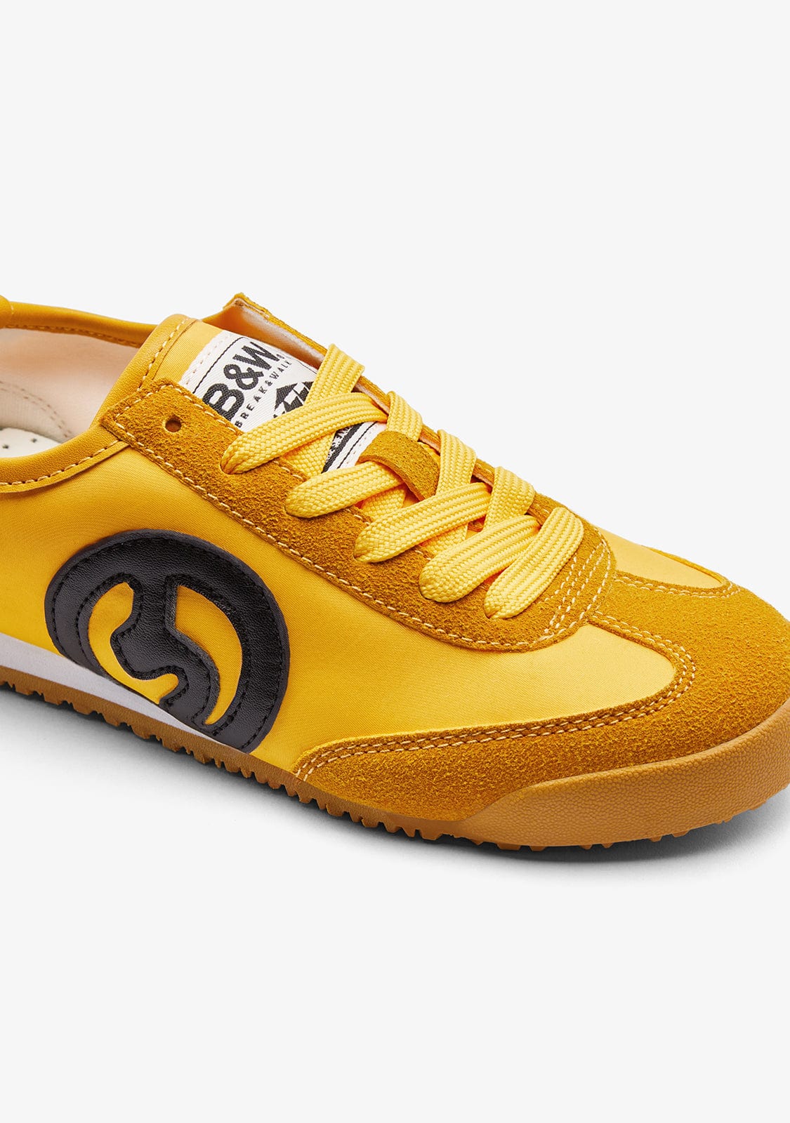 B&W JUNIOR ZAPATOS / SNEAKERS / TENNIS Yellow Logo Laces Sneakers