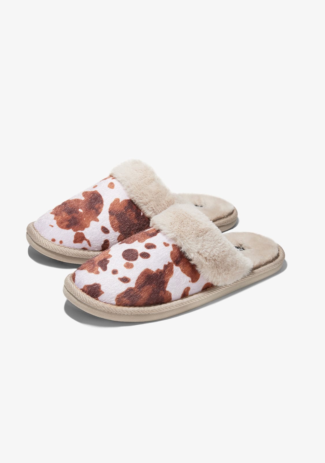 B & W Shoes Cow Home Slipper