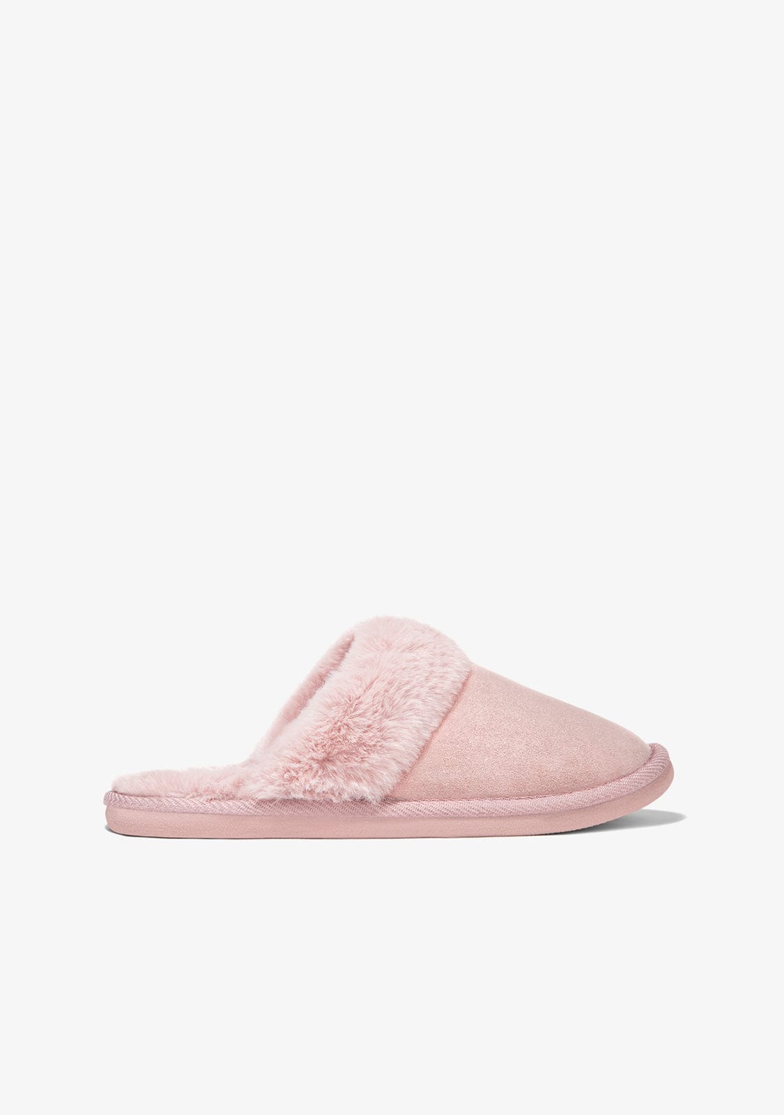 B & W Shoes HOME SLIPPER PINK METALLIC