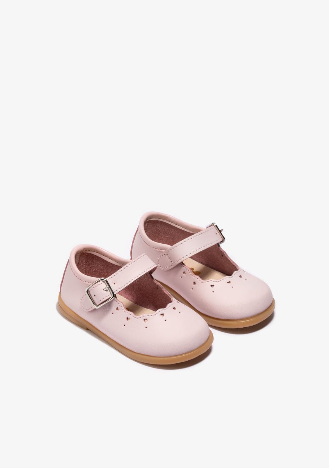 CONGUITOS BAILARINAS Baby´s Pink Buckle Mary Janes