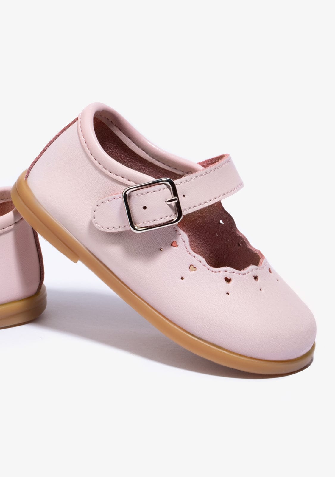 CONGUITOS BAILARINAS Baby´s Pink Buckle Mary Janes