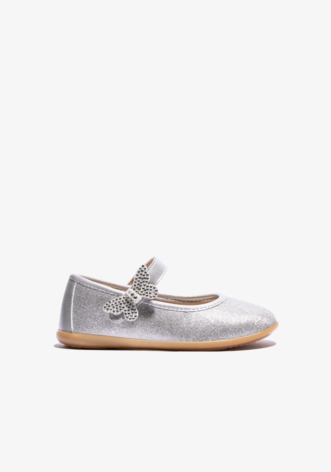 CONGUITOS BAILARINAS Silver Butterfly Ballerinas