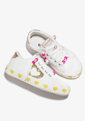 Conguitos BASKET Gold Heart Sneakers