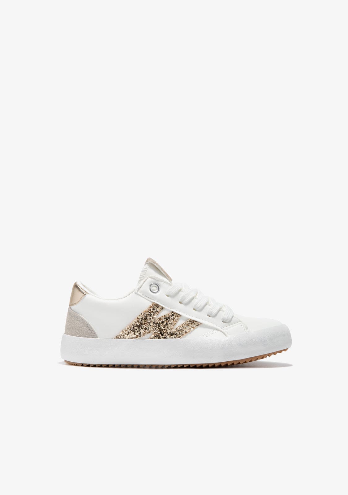 CONGUITOS BASKET Gold Sneakers B&W