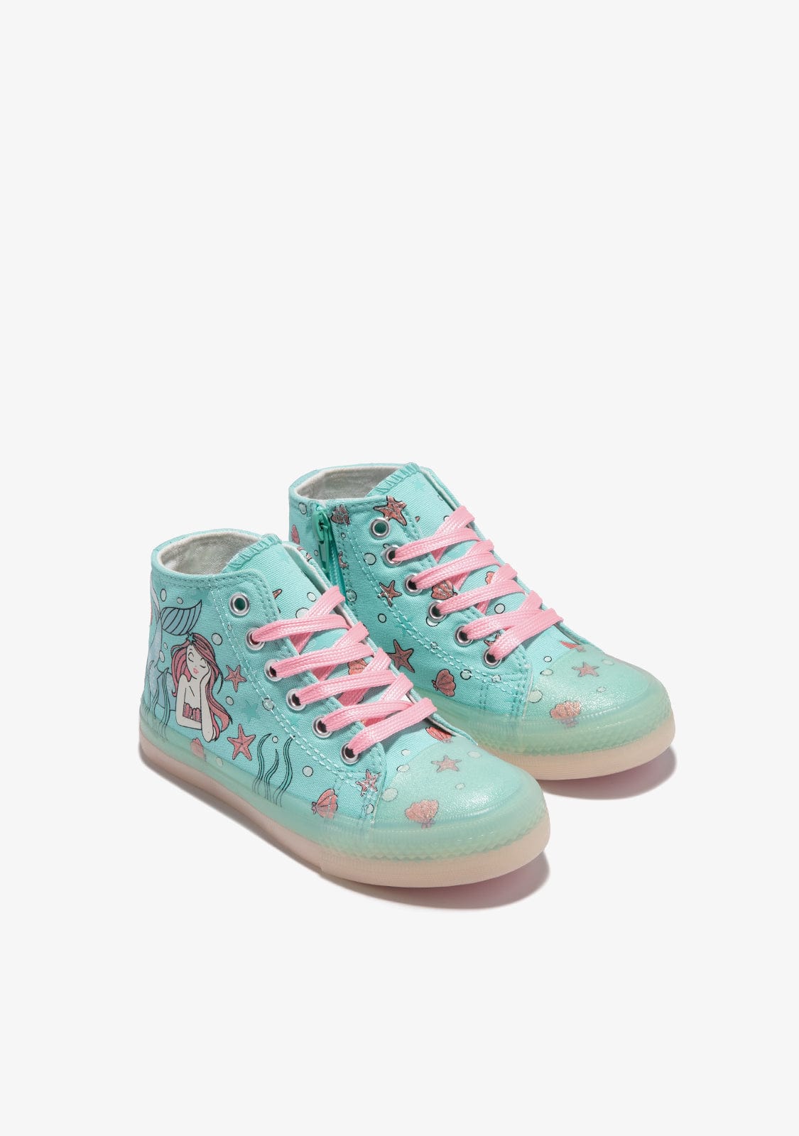 Conguitos BASKET Hi Top Mermaid Sneakers