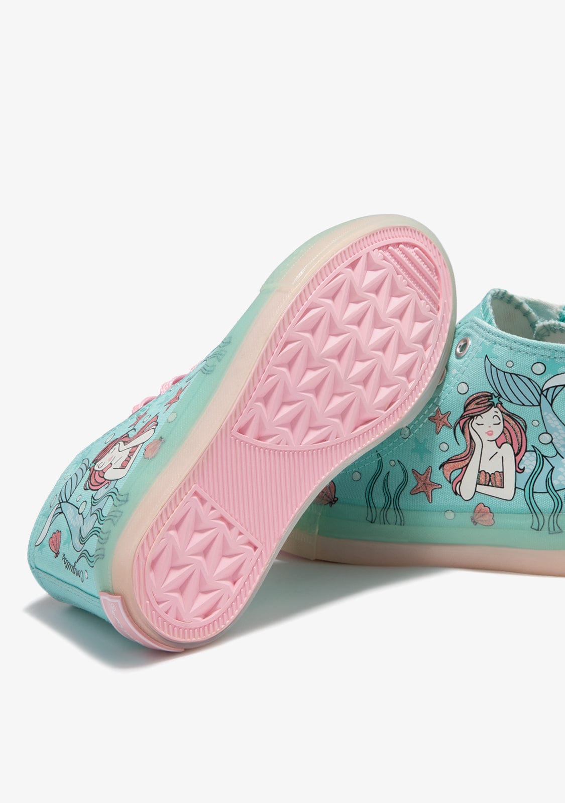 Conguitos BASKET Hi Top Mermaid Sneakers