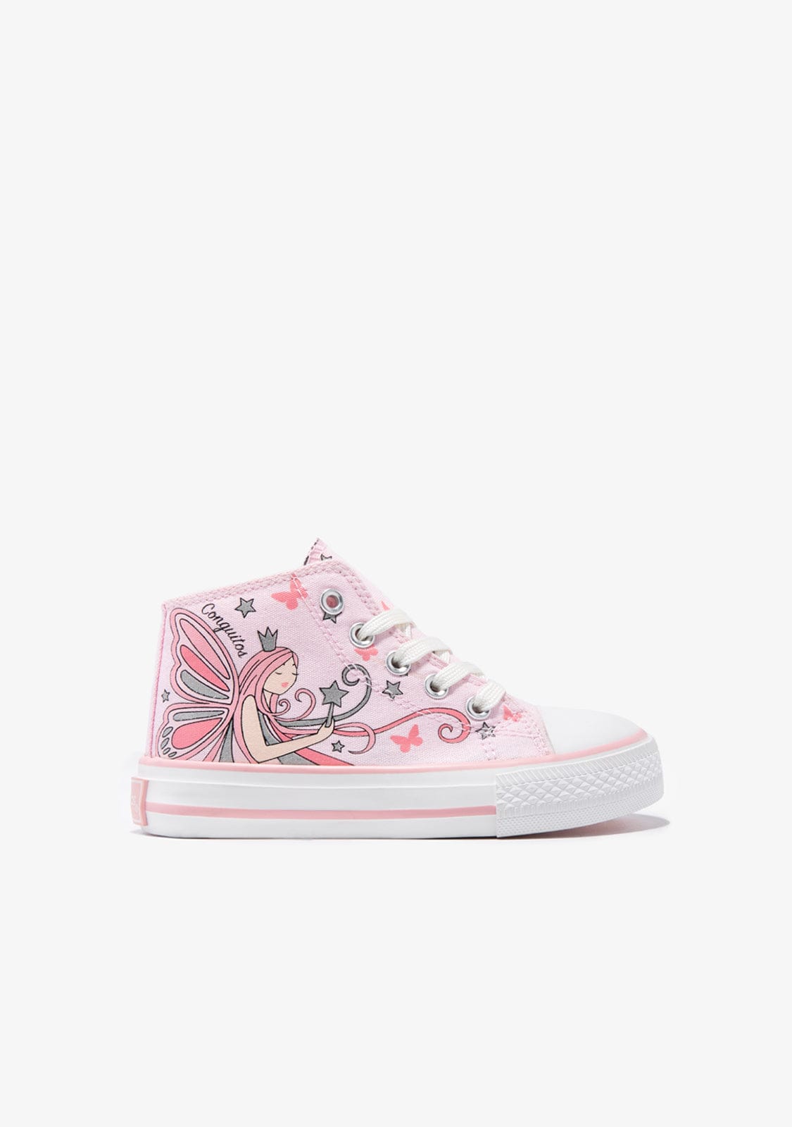 Conguitos BASKET Pink Fairy High Top Sneakers