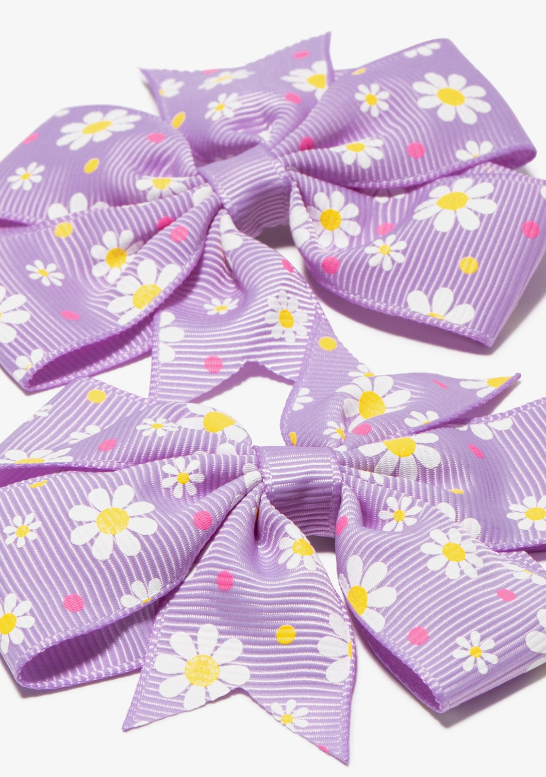 CONGUITOS COLETEROS Malva Flower Bows Set