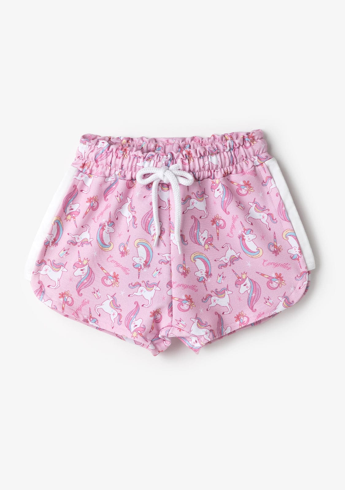 Conguitos CORTOS Pink Unicorns Sports Shorts