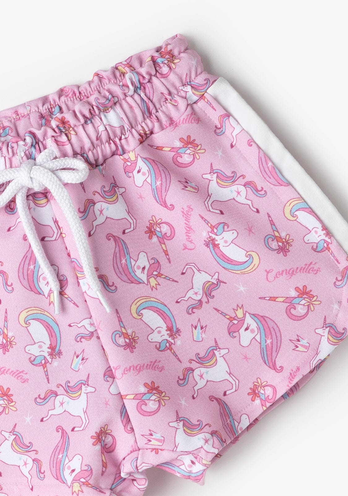 Conguitos CORTOS Pink Unicorns Sports Shorts