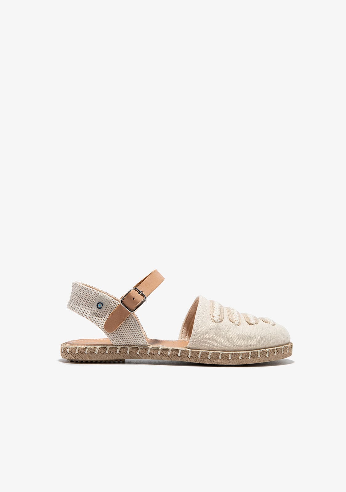 CONGUITOS HEBILLAS Beige Buckle Straps Espadrilles