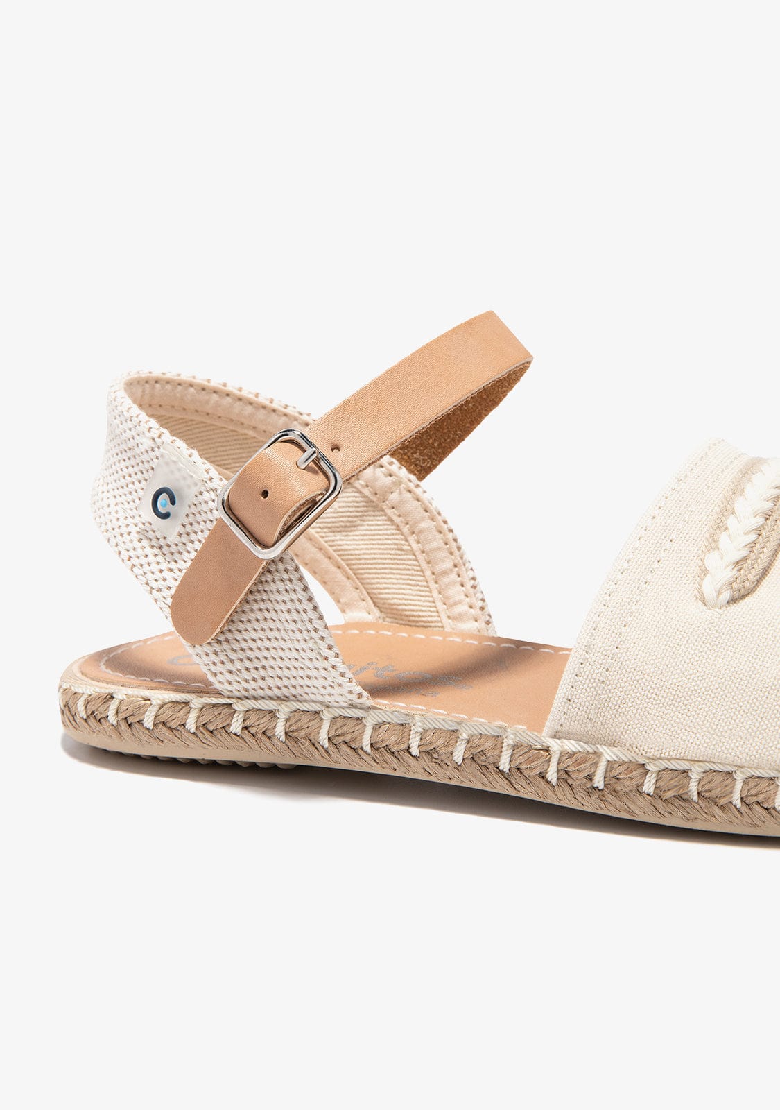 CONGUITOS HEBILLAS Beige Buckle Straps Espadrilles