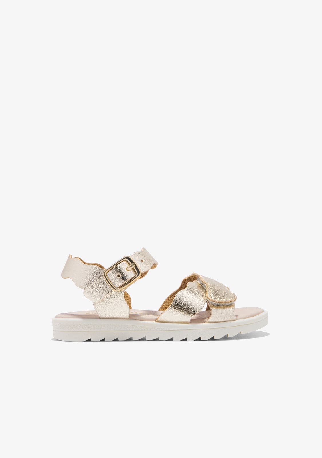 CONGUITOS HEBILLAS Gold Wave Sandals