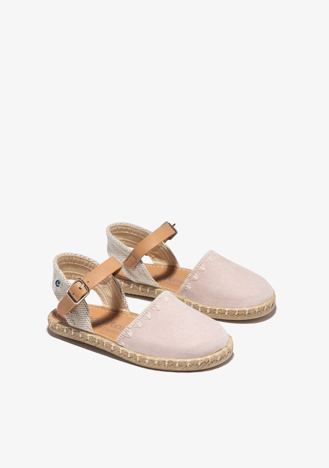 CONGUITOS HEBILLAS Pink Buckle Embroidery Espadrilles