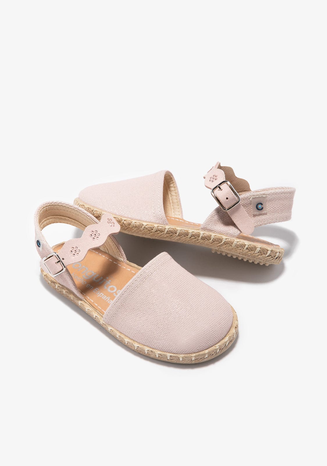 CONGUITOS HEBILLAS Pink Strass Espadrilles