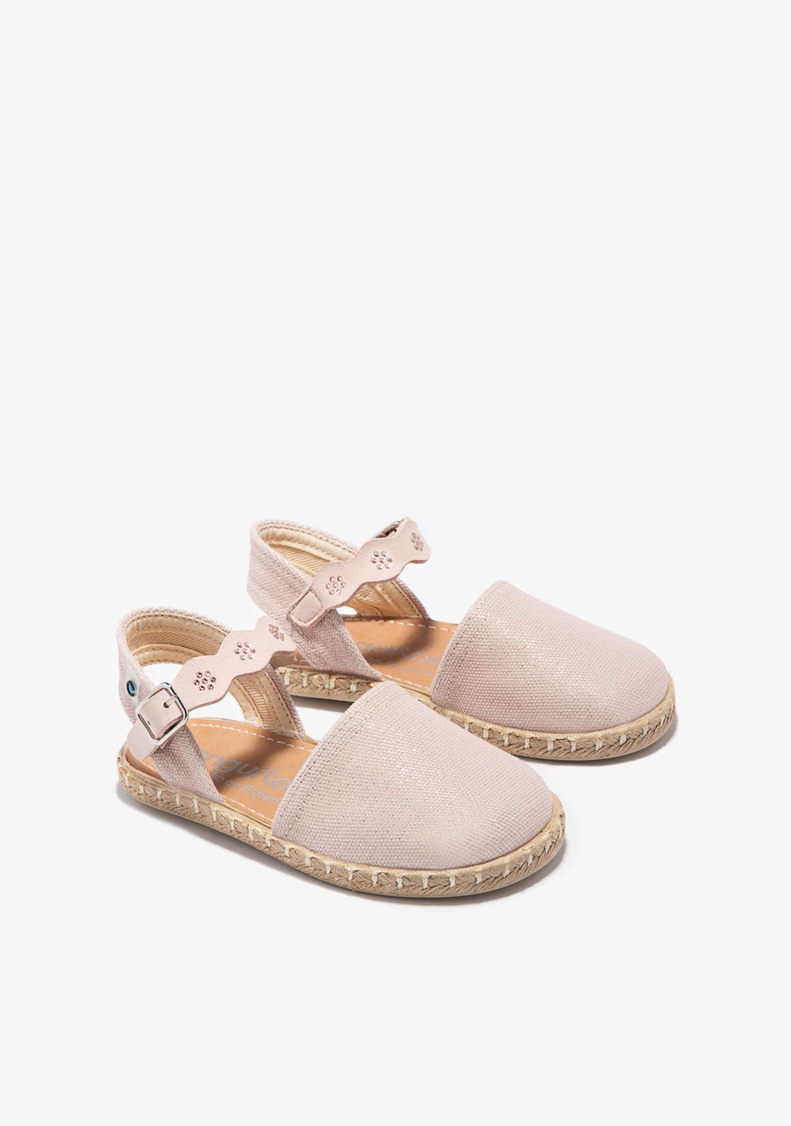 CONGUITOS HEBILLAS Pink Strass Espadrilles