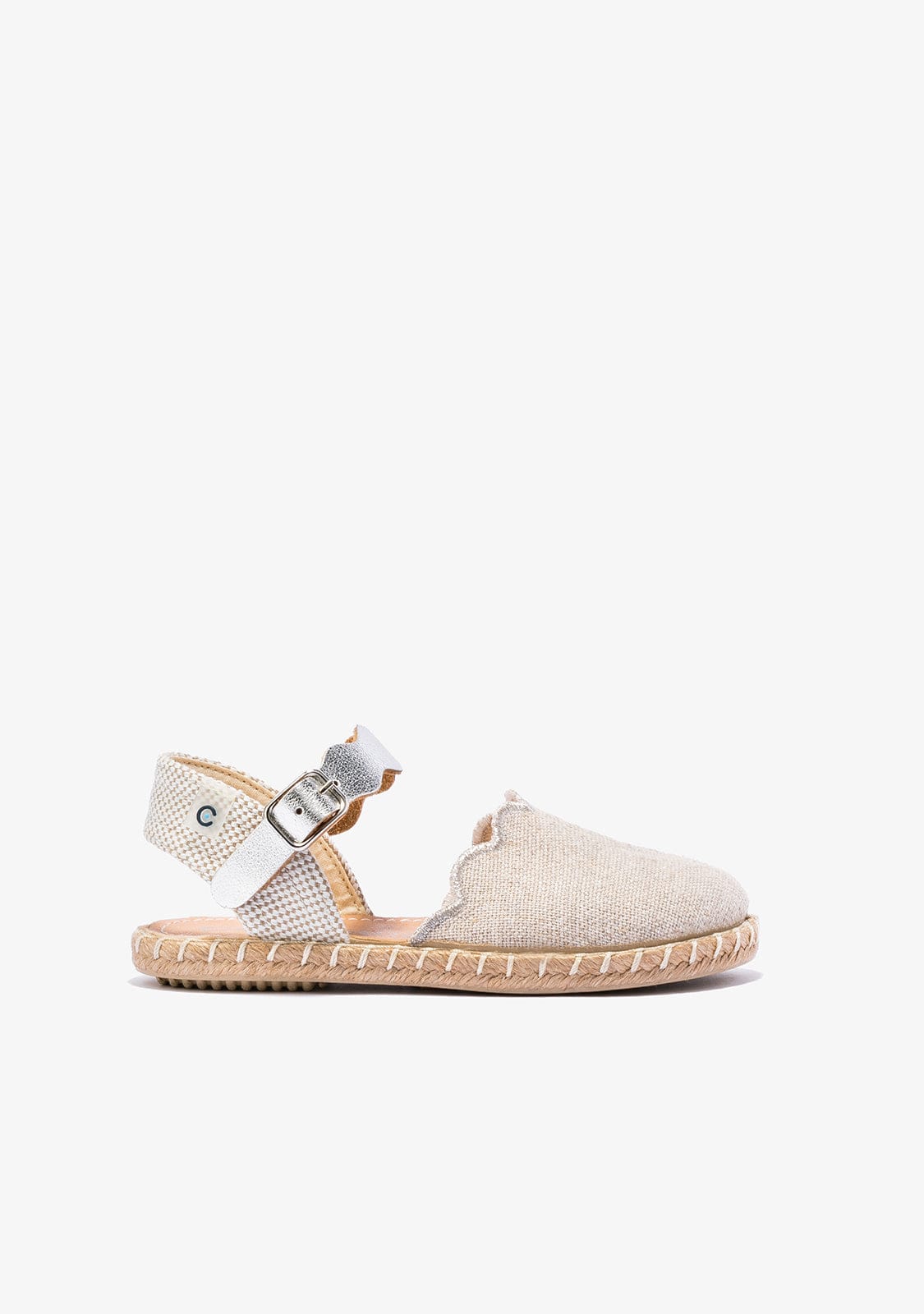 CONGUITOS HEBILLAS Silver Buckle Waves Espadrilles