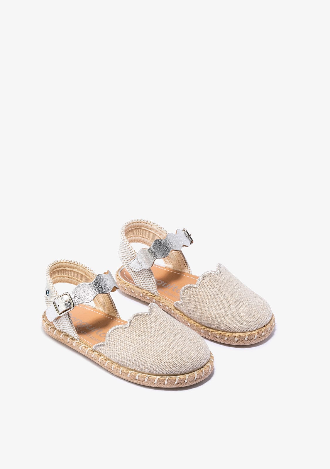 CONGUITOS HEBILLAS Silver Buckle Waves Espadrilles